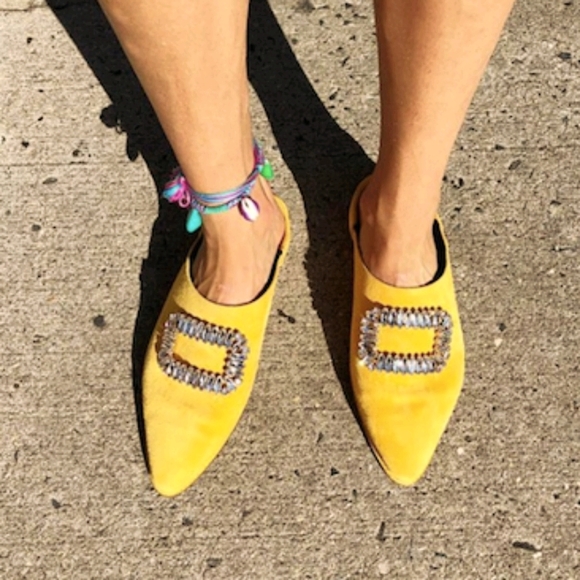 Roger Vivier Shoes - SOLD💔NIB✨ROGER VIVIER✨ Bab Viv Strass Mules